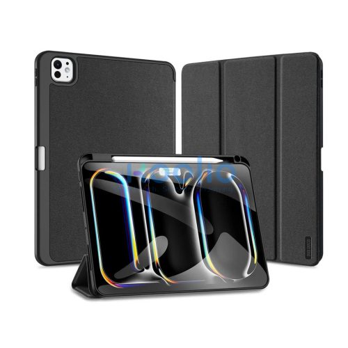 Dux Ducis Domo Series tablet tok (Smart Case Pen) - Apple iPad Pro 11 (2024) - fekete