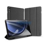 Dux Ducis Domo Series tablet tok (Smart Case) - Samsung Galaxy Tab S9 FE 10.9 - fekete
