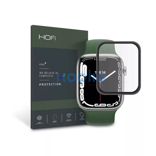 HOFI Hybrid Glass üvegfólia - Apple Watch Series 7/8 (41mm) - fekete