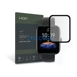   HOFI Hybrid Pro+ Glass üvegfólia - Amazfit Bip 3/Bip 3 Pro - fekete