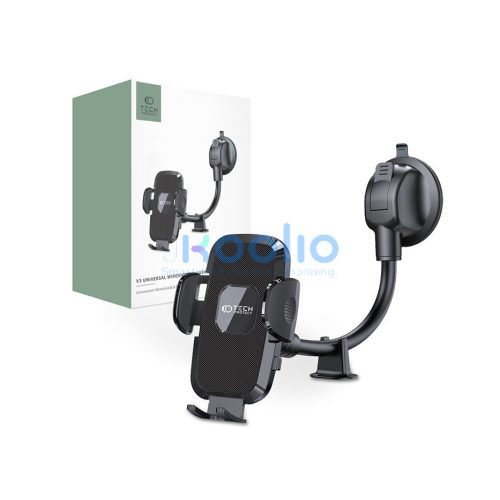 Tech-Protect V3W-D Car Mount autós tartó műszerfalra/szélvédőre - fekete