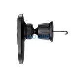 Tech-Protect MM15W-V1 Qi vezeték nélküli autós tartó/gyorstöltő szellőzőrácsba/műszerfalra - fekete