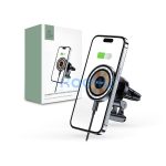 Tech-Protect MM15W-V5 Qi MagSafe vezeték nélküli autós tartó/gyorstöltő szellőzőrácsba - fekete