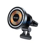 Tech-Protect MM15W-V5 Qi MagSafe vezeték nélküli autós tartó/gyorstöltő szellőzőrácsba - fekete