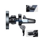 Tech-Protect MM15W-V5 Qi MagSafe vezeték nélküli autós tartó/gyorstöltő szellőzőrácsba - fekete