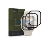 HOFI Hybrid Pro+ Glass - Apple Watch Series 7/8/9 (41 mm) üvegfólia - 2 db/cs - fekete