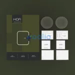 HOFI Glass Pro+ - Samsung Galaxy Watch 4/5/6/7/FE (40 mm) üvegfólia - 2 db/cs - átlátszó