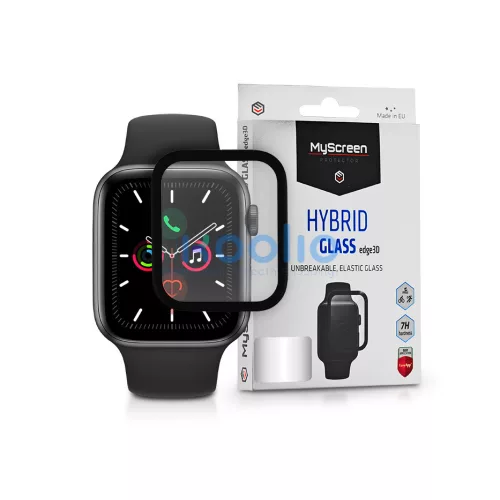 MyScreen Hybrid Glass Edge 3D - Apple Watch Series 4/5 (44mm) rugalmas üvegfólia - 1 db/cs