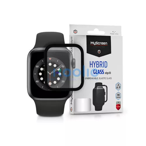 MyScreen Hybrid Glass Edge 3D - Apple Watch Series 6/SE (44mm) rugalmas üvegfólia - 1 db/cs
