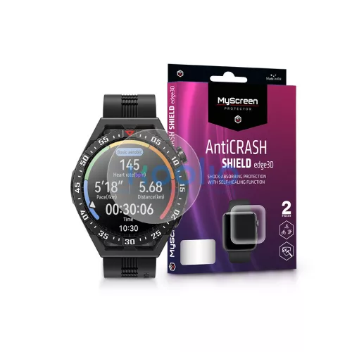 MyScreen AntiCrash Shield Edge 3D - Huawei Watch GT 3 SE ütésálló fólia - 2 db/cs