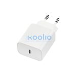 Maxlife MXTC-06 PD+QC 20W hálózati gyorstöltő adapter Type-C - fehér