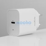 Maxlife MXTC-06 PD+QC 20W hálózati gyorstöltő adapter Type-C + Type-C/Type-C kábel - fehér