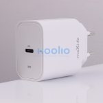 Maxlife MXTC-06 PD+QC 20W hálózati gyorstöltő adapter Type-C + Type-C/Lightning kábel - fehér