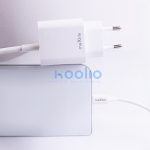 Maxlife MXTC-06 PD+QC 20W hálózati gyorstöltő adapter USB + Type-C + Type-C/Lightning kábel - fehér