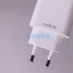 Maxlife MXTC-06 PD+QC 20W hálózati gyorstöltő adapter USB + Type-C + Type-C/Lightning kábel - fehér