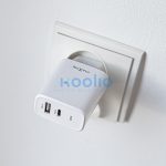 Maxlife MXTC-06 PD+QC 20W hálózati gyorstöltő adapter Type-C + USB - fehér