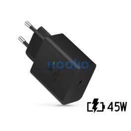   Samsung EP-TA845XBEG gyári USB hálózati gyorstöltő adapter 45W PD Type-C - fekete - ECO