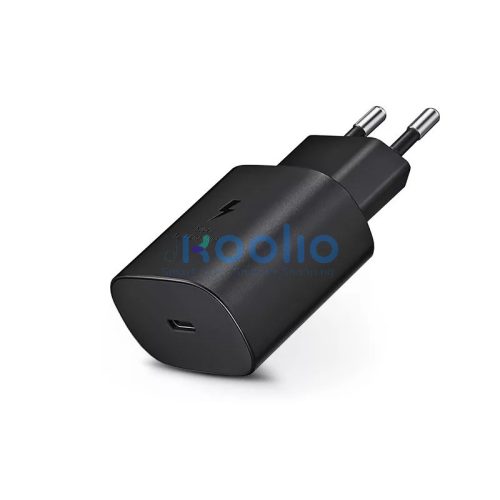 Samsung EP-TA800EBE gyári USB hálózati gyorstöltő adapter 25W PD Type-C - fekete - ECO