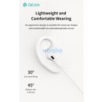 Devia Kintone Series A2 sztereó fülhallgató 3,5mm jack - fehér