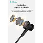 Devia Smart Series M1 Metal In-Ear sztereó fülhallgató - Type-C - ezüst
