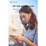 Devia Smart Series M1 Metal In-Ear sztereó fülhallgató - Type-C - ezüst