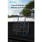 Devia Smart Series mágneses autós tartó szellőzőrácsba - fekete