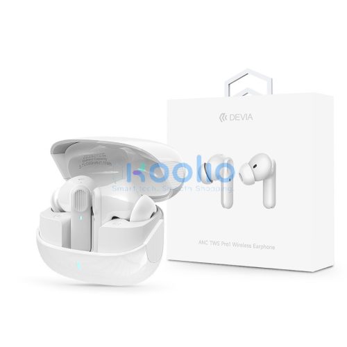 Devia ANC TWS-Pro1 Bluetooth sztereó headset - fehér