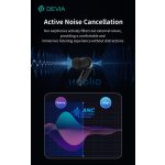 Devia ANC TWS-Pro1 Bluetooth sztereó headset - fehér