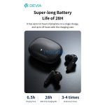 Devia ANC TWS-Pro1 Bluetooth sztereó headset - fekete
