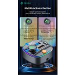 Devia Smart Series Bluetooth FM-transmitter/autós gyorstöltő 30W PD+QC 2xUSB/AUX/MP3 - fekete