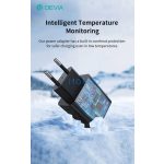 Devia Rocket Series 45W PD hálózati gyorstöltő adapter Type-C - fekete