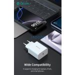 Devia Rocket Series 45W PD hálózati gyorstöltő adapter Type-C - fehér