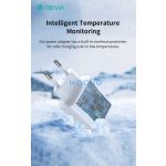 Devia Rocket Series 45W PD hálózati gyorstöltő adapter Type-C - fehér