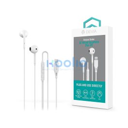   Devia Kintone Series A3 sztereó fülhallgató Lightning - fehér