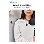 Devia Ultra1 (Mini version) vezeték nélküli influenszer mikrofon pár - fekete