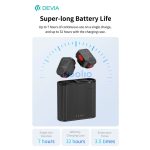 Devia Ultra1 (Mini version) vezeték nélküli influenszer mikrofon pár - fekete