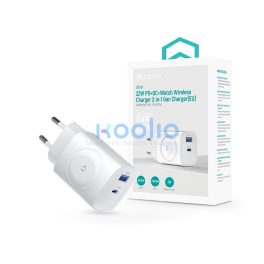   Devia Ultra1 22W PD+QC+Apple Watch 2in1 hálózati gyorstöltő adapter - fehér