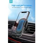 Devia Sensor 10W Qi vezeték nélküli autós töltő/tartó szellőzőrácsba - fekete