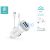 Devia Smart Series 15W 2xUSB autós töltő adapter + USB - Type-C kábel 1m - fehér