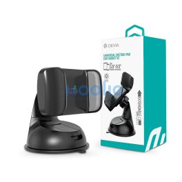   Devia Suction Pad Car Mount V2 autós tartó műszerfalra/szélvédőre - 3,5-6" méret - fekete