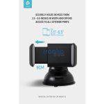 Devia Suction Pad Car Mount V2 autós tartó műszerfalra/szélvédőre - 3,5-6" méret - fekete