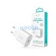 Devia Rocket Series 20W PD hálózati gyorstöltő adapter Type-C - fehér