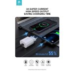 Devia Rocket Series 20W PD hálózati gyorstöltő adapter Type-C - fehér