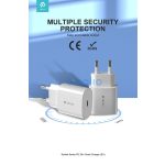 Devia Rocket Series 20W PD hálózati gyorstöltő adapter Type-C - fehér