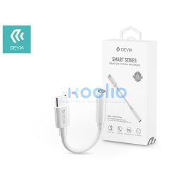   Devia Smart Series Type-C - 3,5mm jack audio adapter - fehér