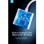 Devia Smart Series Type-C 2x Type-C audio adapter - fehér