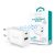 Devia Smart Series 20W PD+QC hálózati gyorstöltő adapter V2 Type-C/USB - fehér