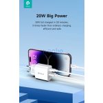 Devia Smart Series 20W PD+QC hálózati gyorstöltő adapter V2 Type-C/USB - fehér