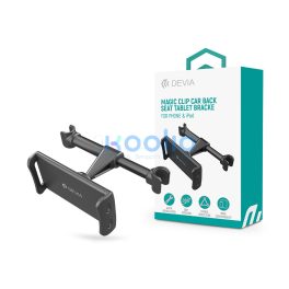   Devia telefon/tablet autós tartó fejtámlára - 5 - 12" méret - fekete