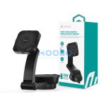 Devia Smart Series Magnetic 15W műszerfalra/szélvédőre vezeték nélküli autós töltő/tartó - fekete